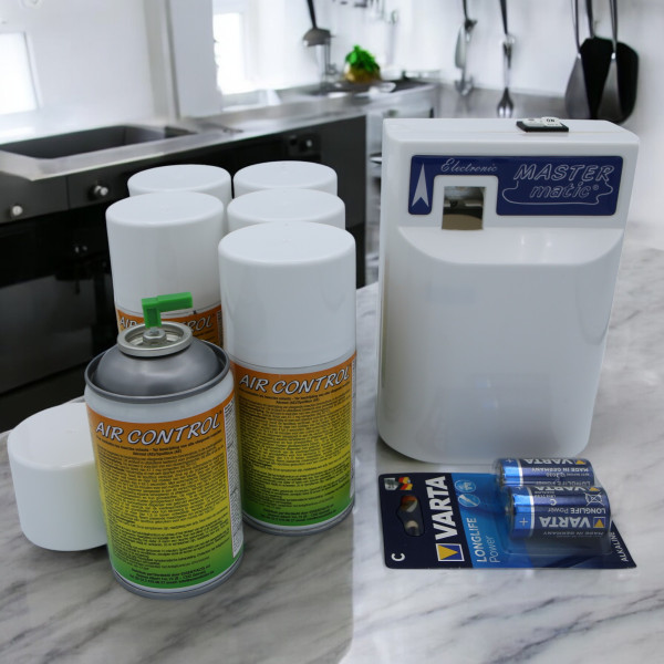 Pack MASTERMATIC (blanc), diffuseur, pyrethre naturel.