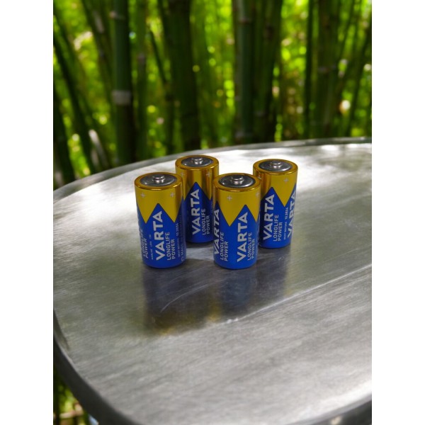Piles LR14 (4) pour diffuseur Whiteline, Mastermatic blanc et beige