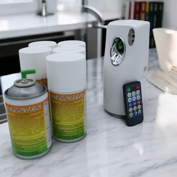 Insecticide Pack AIRFREE . Diffuseur (avec télécommande), pyrèthre naturel.