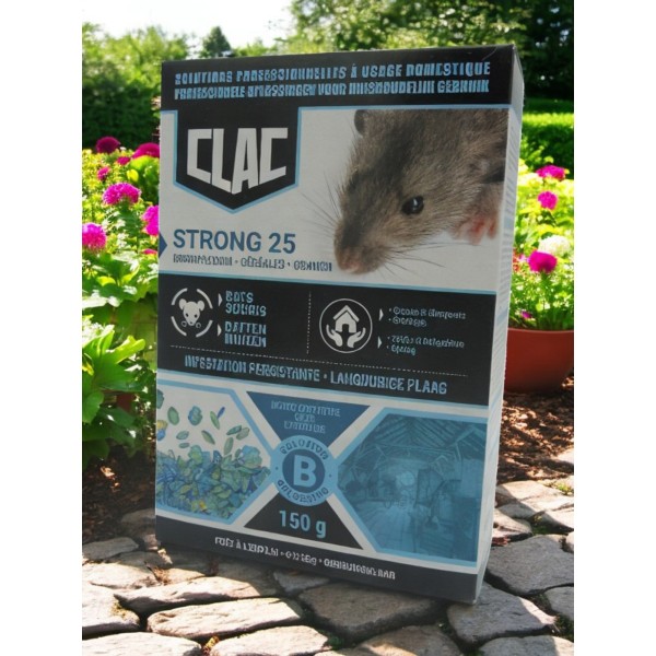 Strong 25 Céréales Rats-Souris – Clac : Appât puissant 150 gr